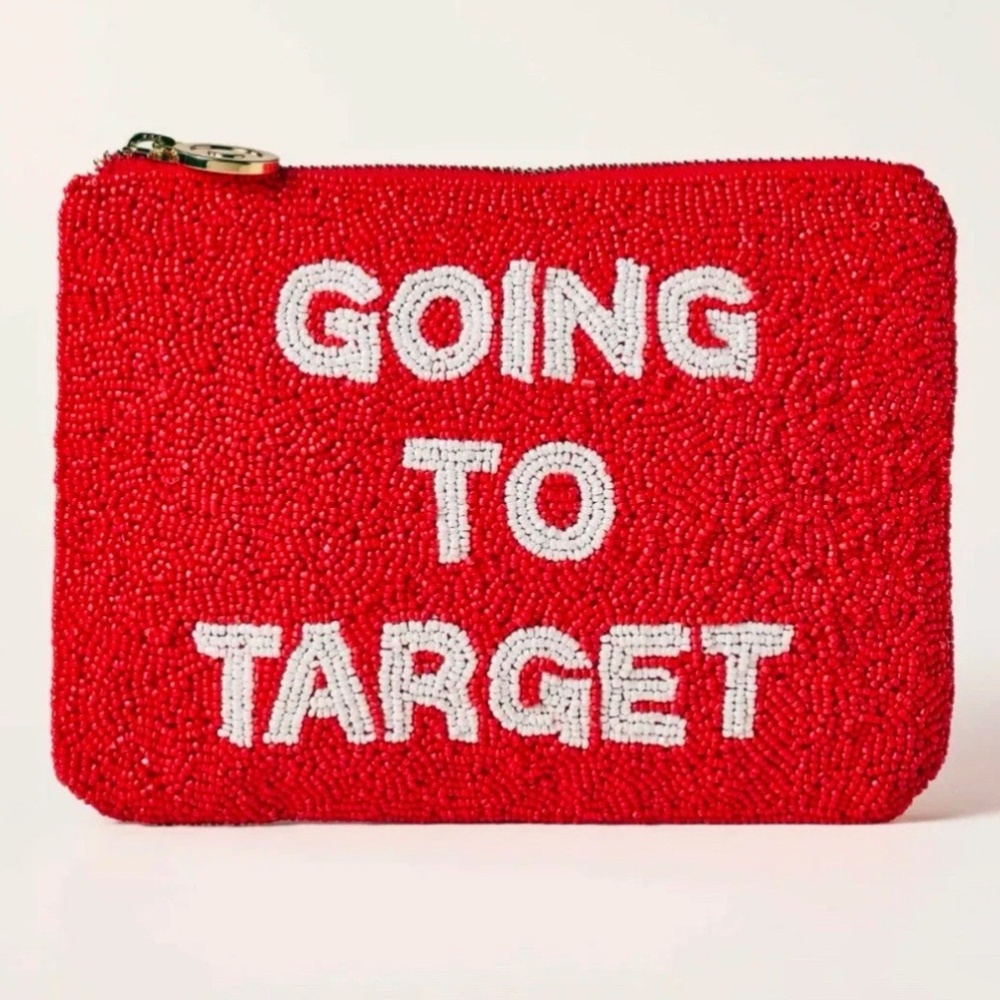 ♠️ Going to Target Beaded Red Clutch - Kate Spade New York x Target